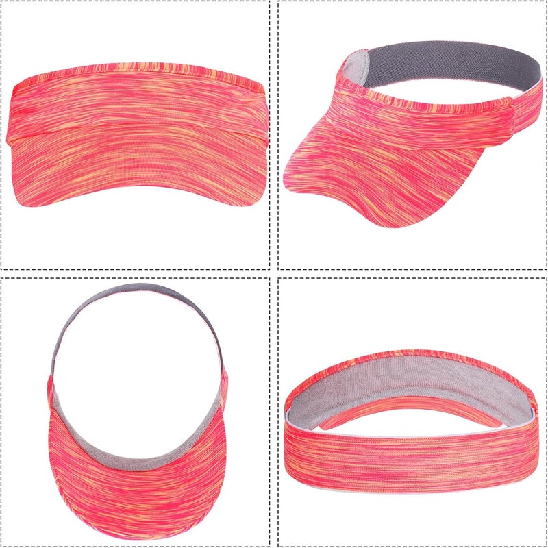 Marrywindix 1 Piece Sun Visor Hat Stretch Headband Sport Wear Athletic Visor Cap for Women and Men - Image 3